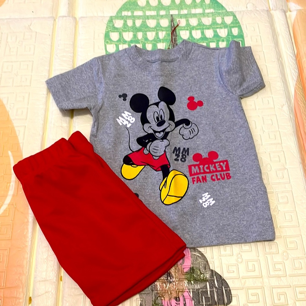 Matching Mickey Mouse set